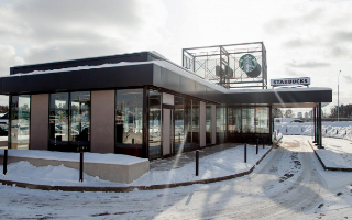 В России появилась первая кофейня нового формата от Starbucks