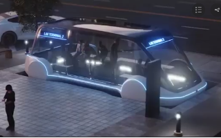 Маск представил проект электробуса для системы подземных тоннелей