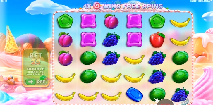 Играем в новый игровой автомат Sweet bonanza